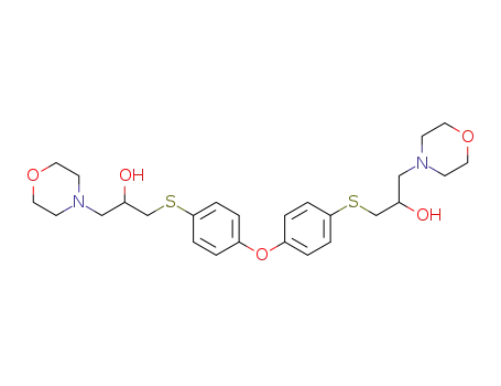 4,4'-bis(2-hydroxy-3-morpholinopropylthio)diphenyl ether