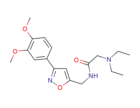 N-(3-(3,4-dimethoxyphenyl)isoxazol-5-yl)methyl-2-(diethylamino)ethanamide