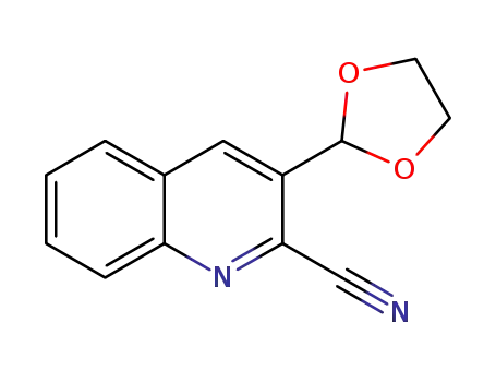 3-(1,3-dioxolan-2-yl)-2-cyanoquinoline