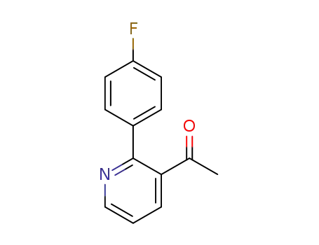 Molecular Structure of 280573-47-9 (3-ACETYL-2-(4-FLUOROPHENYL)-PYRIDINE)
