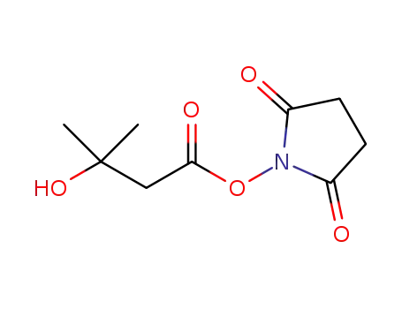 Molecular Structure of 1314864-92-0 (β-hydroxyisovaleric acid succinimidyl ester)