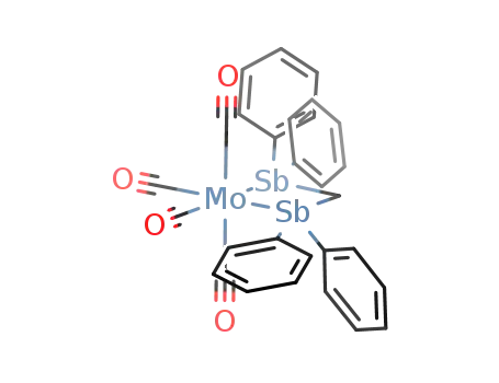 Mo(CO)4{(C<sub>6</sub>H<sub>5</sub>)2Sb}2CH<sub>2</sub>