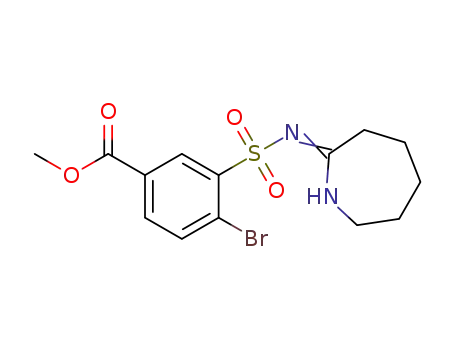 methyl-3-(2-azepanylidensulfamoyl)-4-bromobenzoate