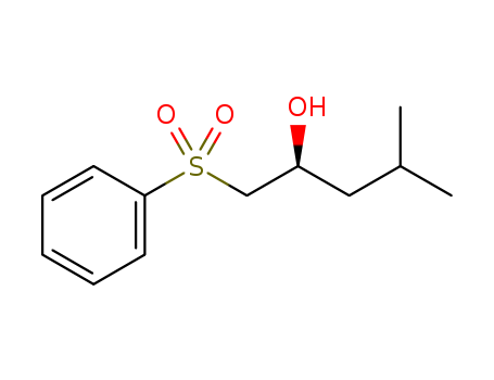 2-Pentanol, 4-methyl-1-(phenylsulfonyl)-, (S)-