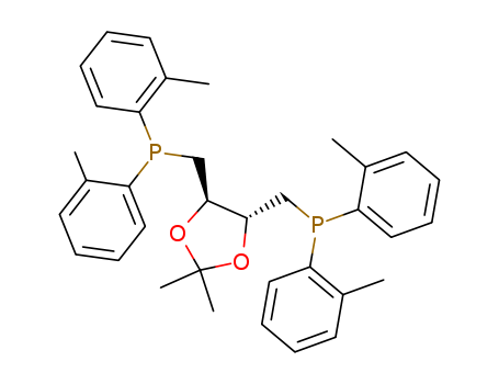 Phosphine,[(2,2-dimethyl-1,3-dioxolane-4,5-diyl)bis(methylene)]bis[bis(2-methylphenyl)-,(4R-trans)- (9CI)