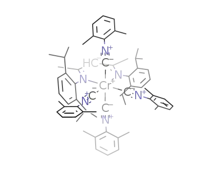 ((bis(2,6-diisopropylphenyl)-2,4-ketiminato)tetrakis(2,6-dimethylphenylisocyanide)chromium(V)
