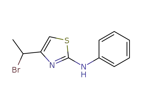 [4-(1-bromo-ethyl)-thiazol-2-yl]-phenyl-amine