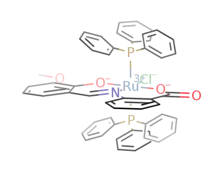 [ruthenium(III)chloride(PPh<sub>3</sub>)2(N-(2-oxo-3-methoxybenzylidene)anthranilate)]