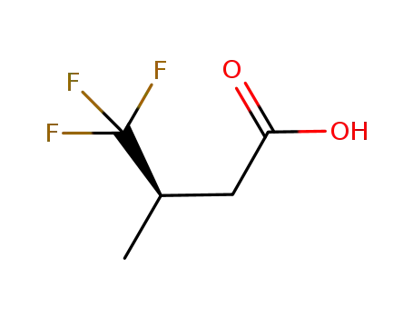 Butanoic acid, 4,4,4-trifluoro-3-methyl-, (3R)-