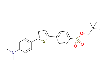 4-(5-(4-(dimethylamino)phenyl)thiophen-2-yl)benzenesulfonic acid 2,2-dimethylpropyl ester