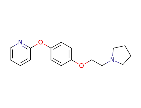 2-(4-(2-(pyrrolidin-1-yl)ethoxy)phenoxy)pyridine