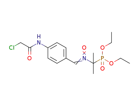 diethyl [1-methyl-1-([4-(chloroacetamido)benzylidene]azinoyl)ethyl]phosphonate