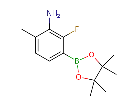 2-fluoro-6-methyl-3-(4,4,5,5-tetramethyl-1,3,2-dioxaborolan-2-yl)aniline