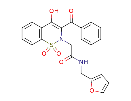2-(3-benzoyl-4-hydroxy-1,1-dioxido-2H-benzo[e][1,2]thiazin-2-yl)-N-(furan-2-ylmethyl)acetamide