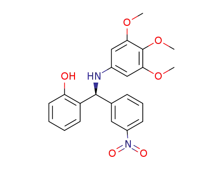 (S)-2-((3-nitrophenyl)((3,4,5-trimethoxyphenyl)amino)methyl)phenol