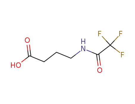 Molecular Structure of 50632-83-2 (4-(2,2,2-TrifluoroacetaMido)butanoic acid)