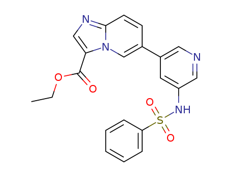 HS-173;ethyl6-(5-(phenylsulfonamido)pyridin-3-yl)imidazo[1,2-a]pyridine-3-carboxylate