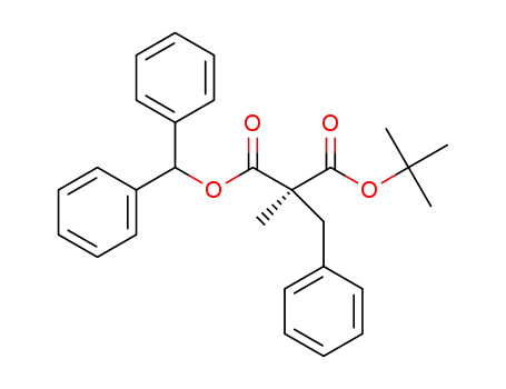 (S)-α-benzyl-α-methylmalonic acid diphenylmethyl ester tert-butyl ester