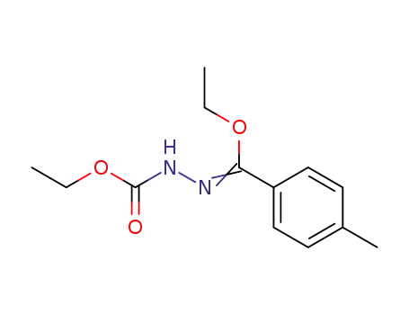 ethyl 2-[-ethoxy(p-tolyl)methylene]hydrazine carboxylate