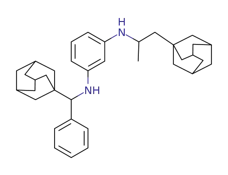 N<sup>1</sup>-[α-(1-adamantyl)benzyl]-N<sup>3</sup>-[2-(1-adamantyl)-1-methylethyl]benzene-1,3-diamine