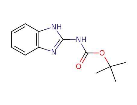 Molecular Structure of 77474-99-8 (tert-butyl 1H-benzo[d]iMidazol-2-ylcarbaMate)