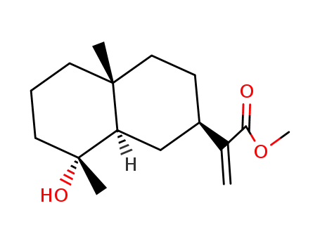 methyl 2-[(2R,4aR,8R,8aR)-8-hydroxy-4a,8-dimethyldecahydronaphthalen-2-yl]prop-2-enoate