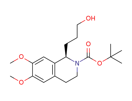 (R)-tert-butyl 1-(3-hydroxypropyl)-6,7-dimethoxy-1,2,3,4-tetrahydroisoquinoline-2-carboxylate