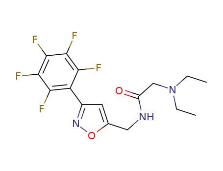 2-(diethylamino)-N-((3-(pentafluorophenyl)isoxazol-5-yl)methyl)ethanamide