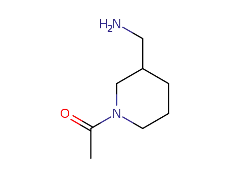 Molecular Structure of 915922-81-5 (1-(1-acetylpiperidin-3-yl)methanamine(SALTDATA: HCl))
