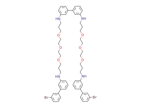 Molecular Structure of 1264754-10-0 (N<sup>(3)</sup>,N(3')-bis[3-[2-[2-[3-(3'-bromobiphenyl-3-ylamino)propoxy]ethoxy]ethoxy]propyl]biphenyl-3,3'-diamine)