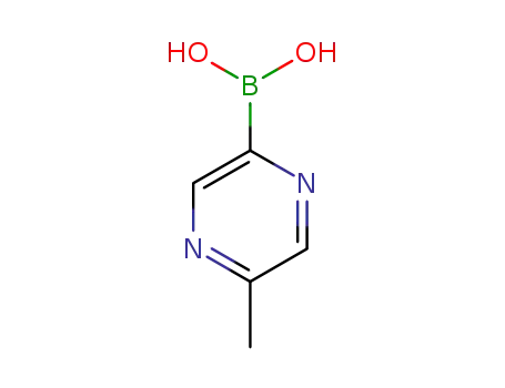 Molecular Structure of 1309981-12-1 (5-METHYLPYRAZINE-2-BORONIC ACID)