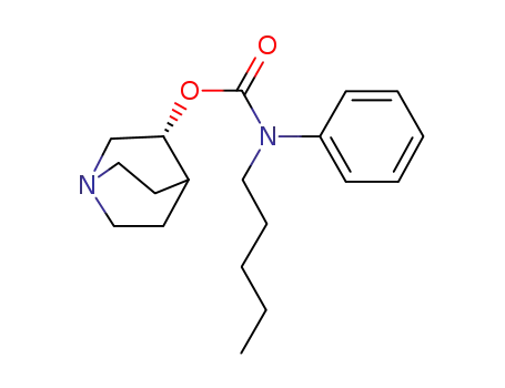 pentyl(phenyl)carbamic acid 1-azabicyclo[2.2.2]oct-3(R)-yl ester