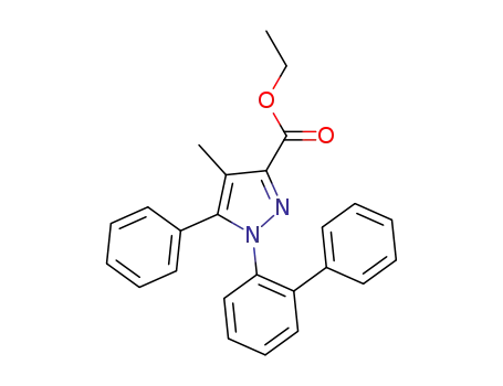 ethyl 1-(2-phenylphenyl)-4-methyl-5-phenyl-1H-pyrazole-3-carboxylate