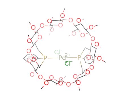 PdCl<sub>2</sub>((C<sub>6</sub>H<sub>7</sub>O<sub>2</sub>(OCH<sub>3</sub>)2)7(OCH<sub>3</sub>)3(PC<sub>6</sub>H<sub>5</sub>)2)