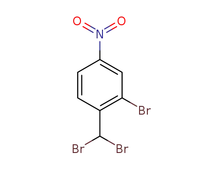 Molecular Structure of 1313762-48-9 (2-bromo-1-dibromomethyl-4-nitrobenzene)