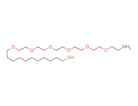 20-(11-Mercaptoundecanyloxy)-3,6,9,12,15,18-hexaoxaeicosane-1-amine,hydrochloride