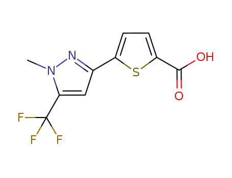 5-[1-methyl-5-(trifluoromethyl)-1H-pyrazol-3-yl]thiophene-2-carboxylic acid