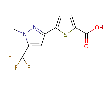 5-[1-methyl-5-(trifluoromethyl)pyrazol-3-yl]thiophene-2-carboxylic Acid