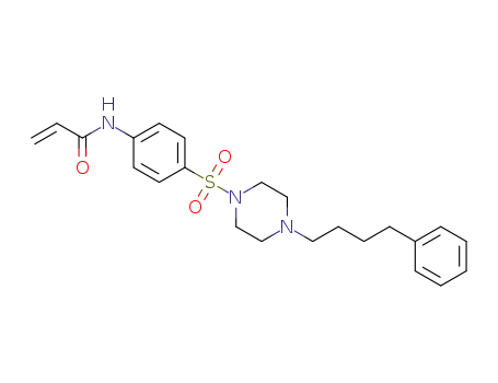 N-{4-[4-(4-phenylbutyl)piperazine-1-sulfonyl]phenyl}acrylamide