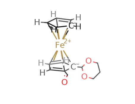 [(η5-C5H5)Fe(1-(CHO)-2-(C(H)O(CH2)3O)-η5-C5H3)]