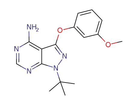 1-(tert-butyl)-3-(3-methoxyphenoxy)-1H-pyrazolo[3,4-d]pyrimidin-4-amine