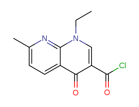 1,8-NAPHTHYRIDINE-3-CARBONYL CHLORIDE,1-ETHYL-1,4-DIHYDRO-7-METHYL-4-OXO
