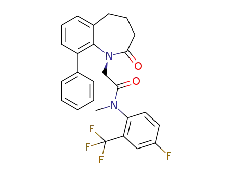 N-(4-fluoro-2-trifluoromethylphenyl)-N-methyl-2-(2-oxo-9-phenyl-2,3,4,5-tetrahydro-1H-1-benzazepin-1-yl)acetamide