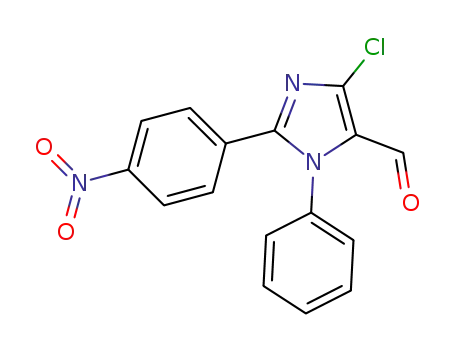 4-chloro-2-(4-nitrophenyl)-1-phenyl-1H-imidazole-5-carbaldehyde