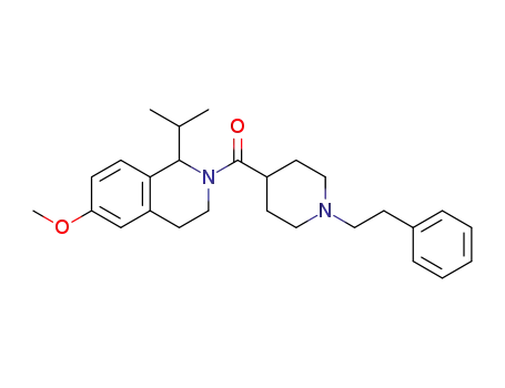 1-isopropyl-6-methoxy-2-{[1-(2-phenylethyl)piperidin-4-yl]carbonyl}-1,2,3,4-tetrahydroisoquinoline