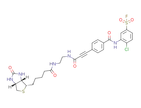C<sub>28</sub>H<sub>29</sub>ClFN<sub>5</sub>O<sub>6</sub>S<sub>2</sub>
