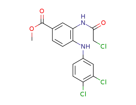 C<sub>16</sub>H<sub>13</sub>Cl<sub>3</sub>N<sub>2</sub>O<sub>3</sub>