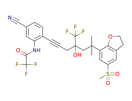 C<sub>27</sub>H<sub>24</sub>F<sub>6</sub>N<sub>2</sub>O<sub>5</sub>S