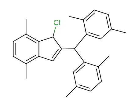 2-(bis(2,5-dimethylphenyl)methyl)-1-chloro-4,7-dimethyl-1H-indene