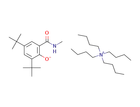 tetrabutylammonium 2,4-di-tert-butyl-6-(methylcarbamoyl)phenolate